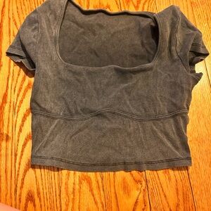 Stylish Gray Women's Top